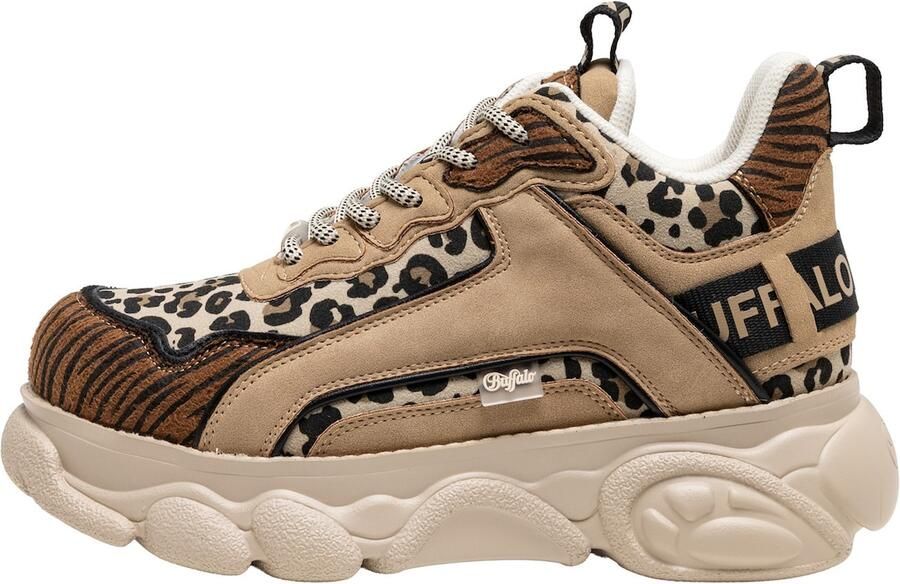 BUFFALO Sneakers laag 'Cld Chai' beige bruin zwart