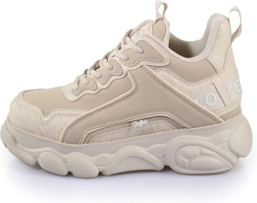 BUFFALO Sneakers laag 'Cld Chai' beige lichtbeige wit
