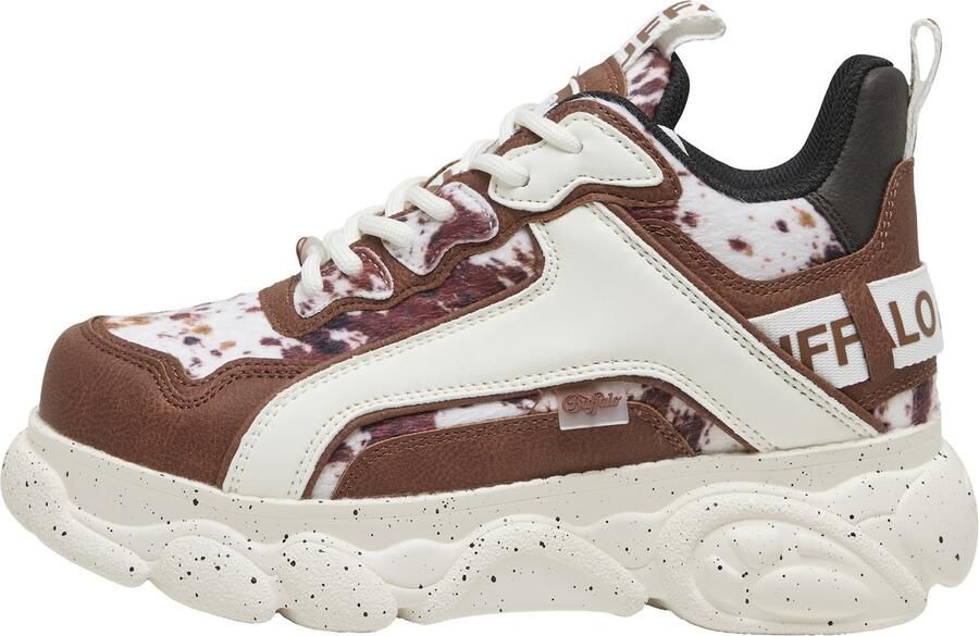 BUFFALO Sneakers laag 'Cld Chai' bruin mokka donkerlila wit