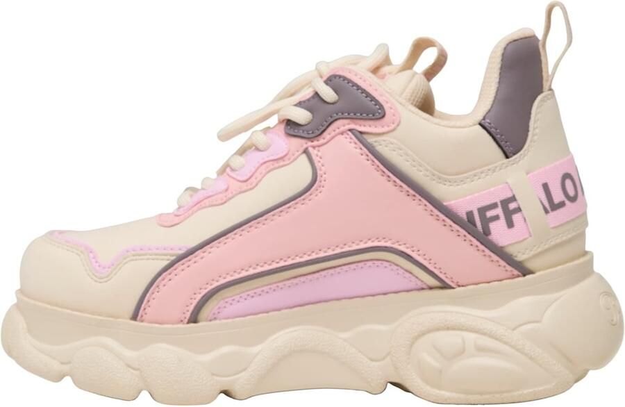 BUFFALO Sneakers laag 'Cld Chai' crème donkergrijs rosa lichtroze - Foto 3
