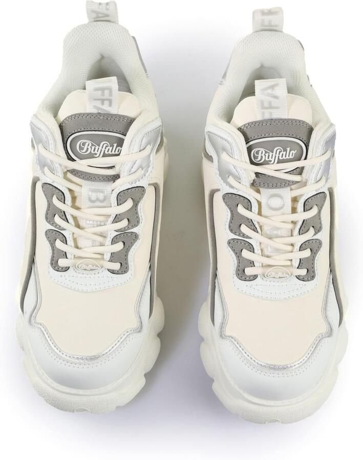 BUFFALO Sneakers laag 'Cld Chai' crème grijs zilver wit - Foto 4