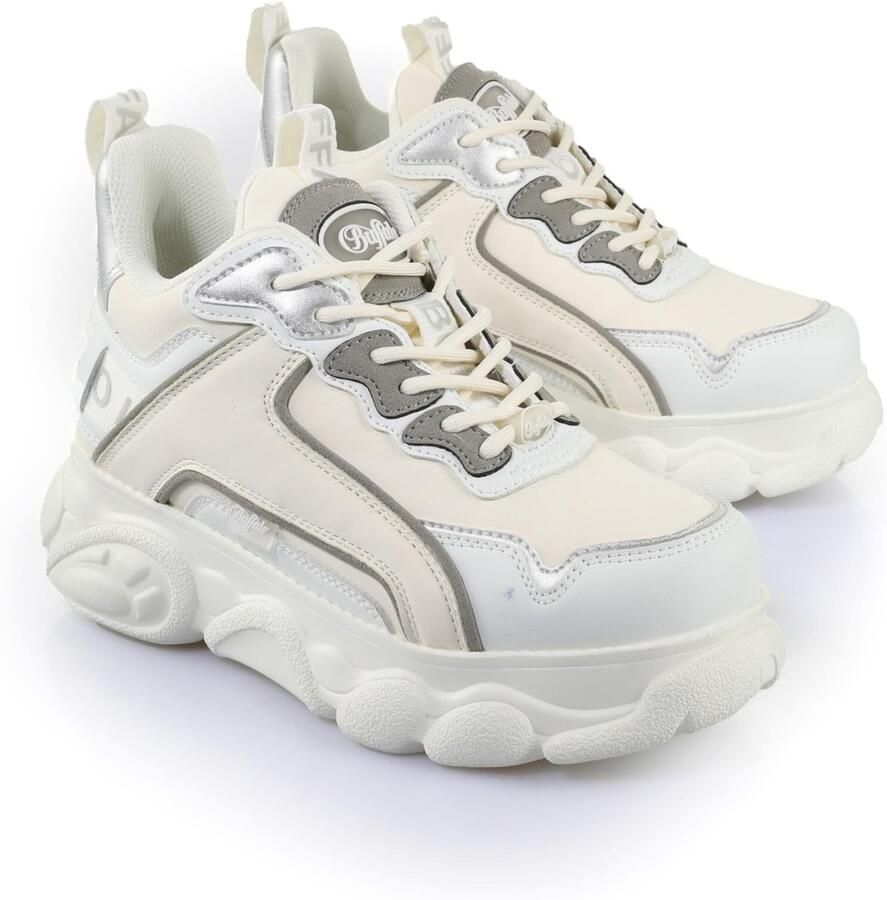 BUFFALO Sneakers laag 'Cld Chai' crème grijs zilver wit - Foto 2