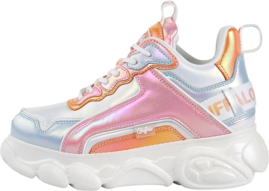 BUFFALO Sneakers laag 'CLD Chai' pastelblauw oranje rosa offwhite - Foto 2
