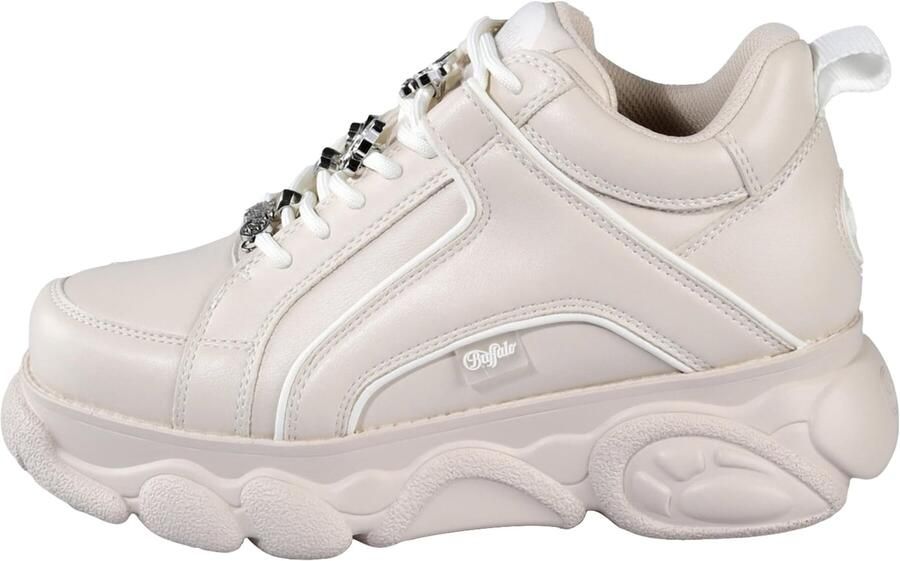 BUFFALO Sneakers laag 'Cld Corin' lichtbeige wit
