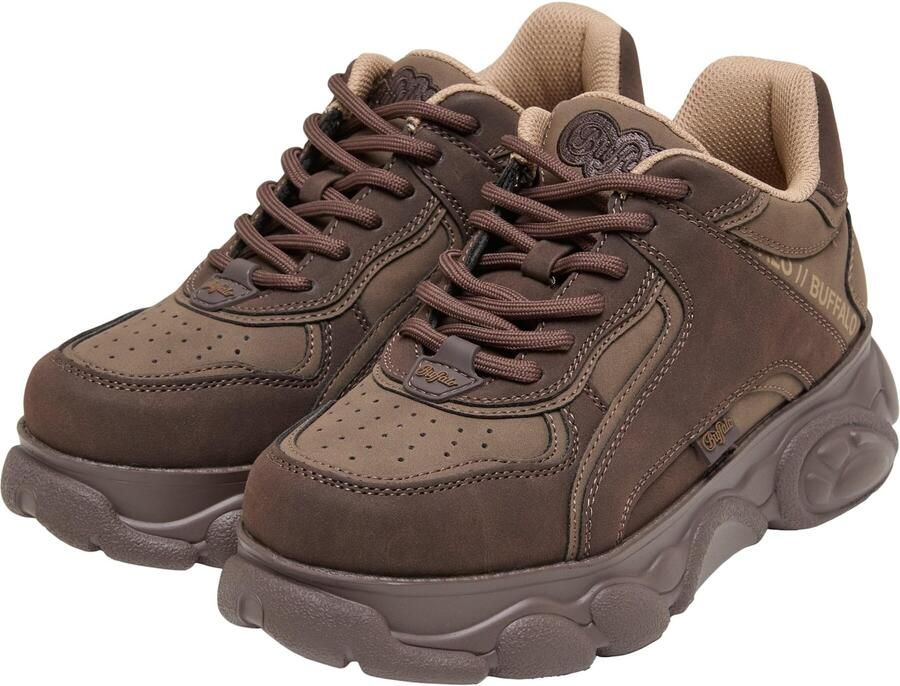 BUFFALO Sneakers laag 'Cld Echo' brokaat cappuccino donkerbruin - Foto 3