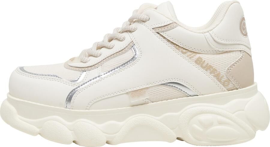 BUFFALO Sneakers laag 'CLD Echo' crème zilver