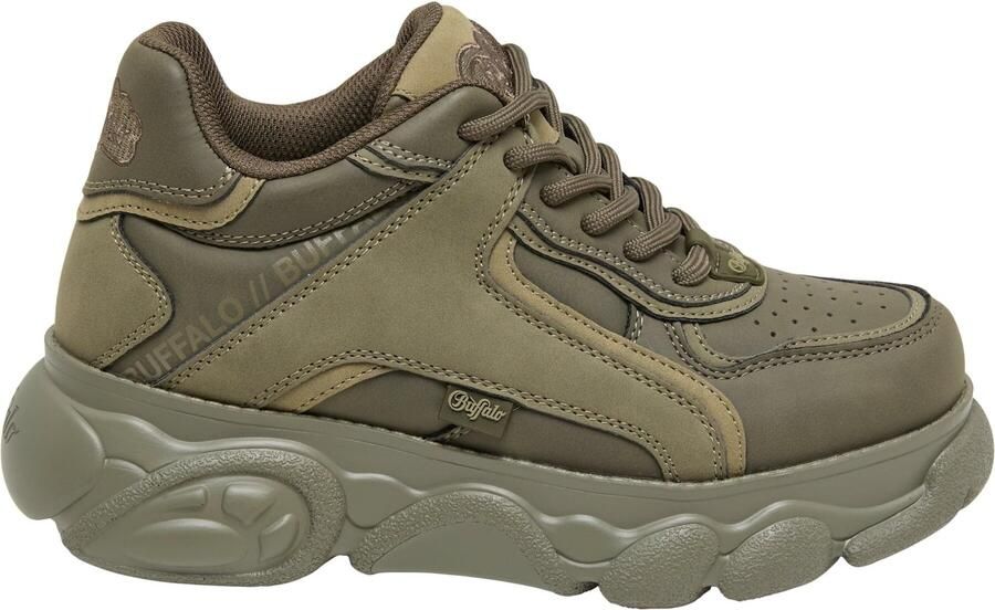 BUFFALO Sneakers laag 'CLD Echo' olijfgroen
