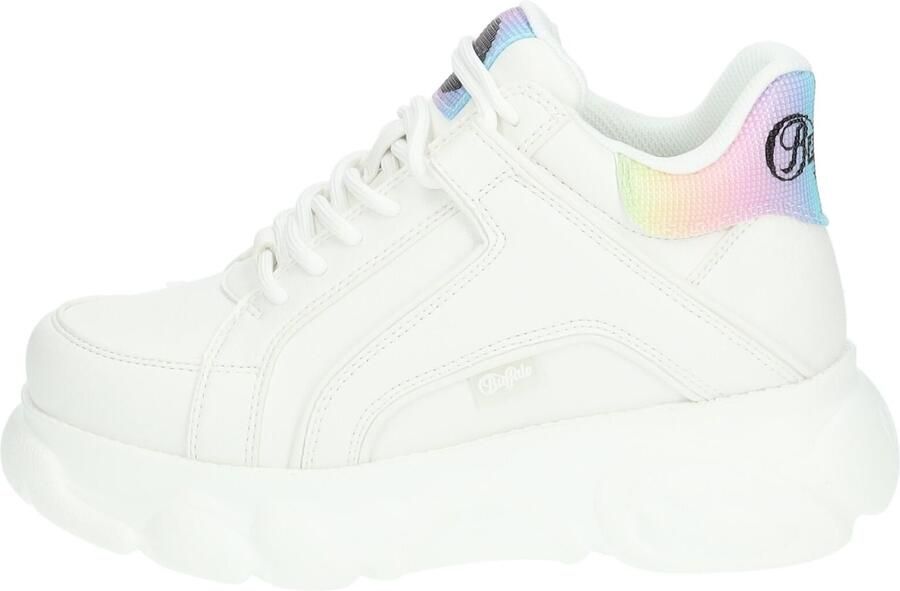BUFFALO Sneakers laag 'Corin' lichtblauw limoen rosa wit - Foto 6