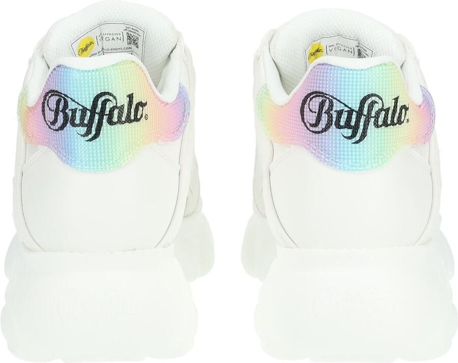 BUFFALO Sneakers laag 'Corin' lichtblauw limoen rosa wit - Foto 3