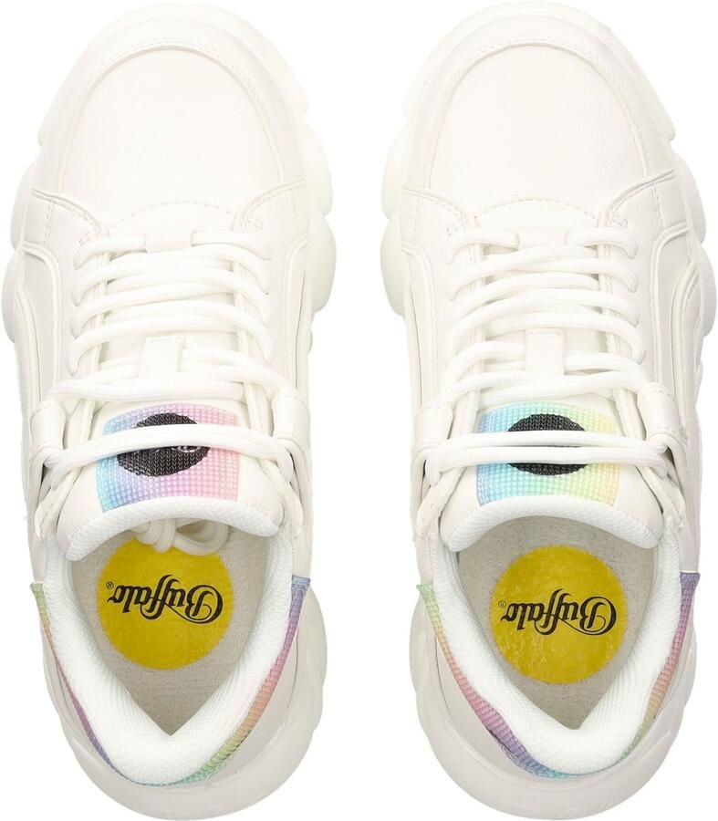 BUFFALO Sneakers laag 'Corin' lichtblauw limoen rosa wit - Foto 2