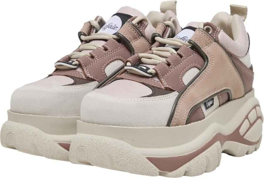 BUFFALO Sneakers laag crème camel ombergrijs rosé - Foto 5