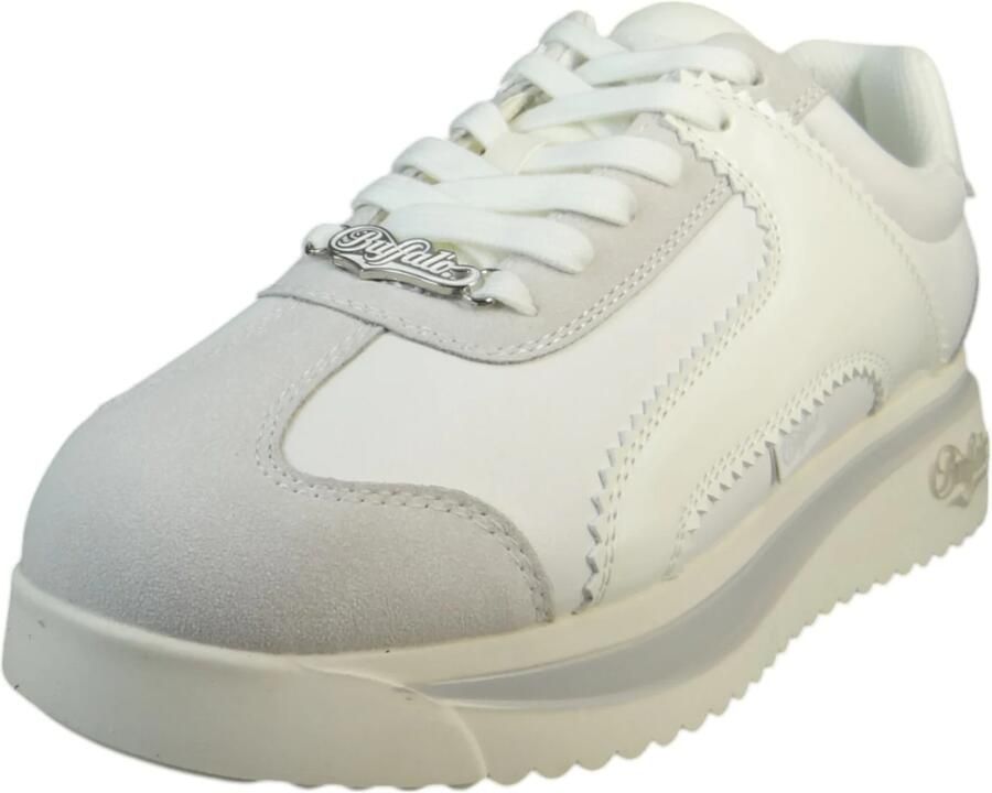 BUFFALO Sneakers laag crème grijs