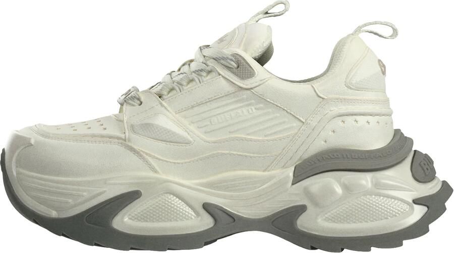 BUFFALO Sneakers laag 'Drive' donkergrijs wit