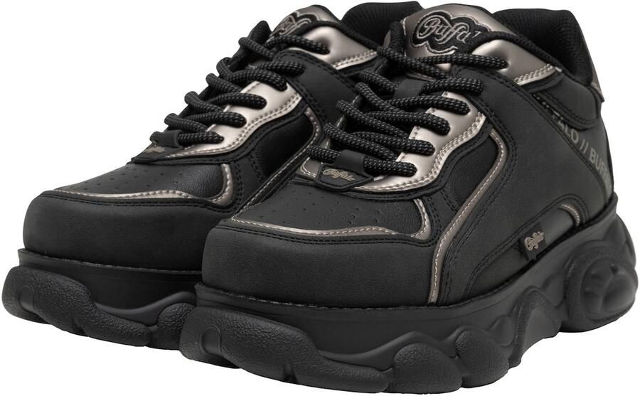 BUFFALO Sneakers laag 'Echo' aardetinten zwart - Foto 3