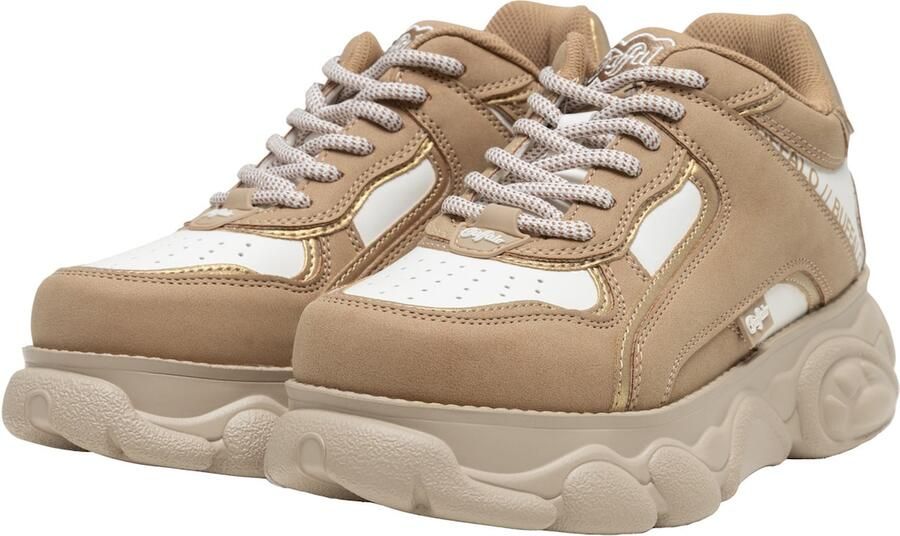 BUFFALO Sneakers laag 'Echo' camel goud wit - Foto 3