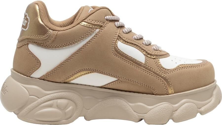 BUFFALO Sneakers laag 'Echo' camel goud wit - Foto 4