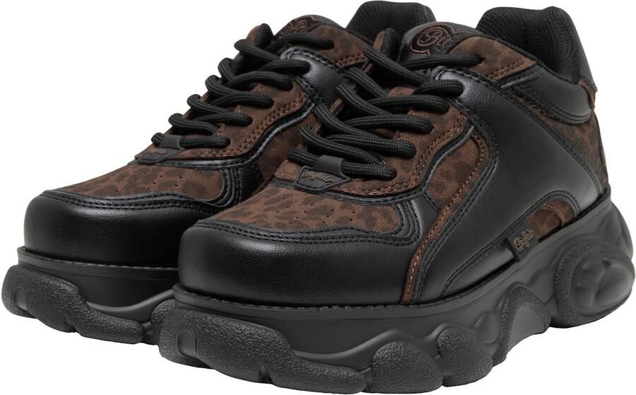 BUFFALO Sneakers laag 'Echo' mokka zwart - Foto 3