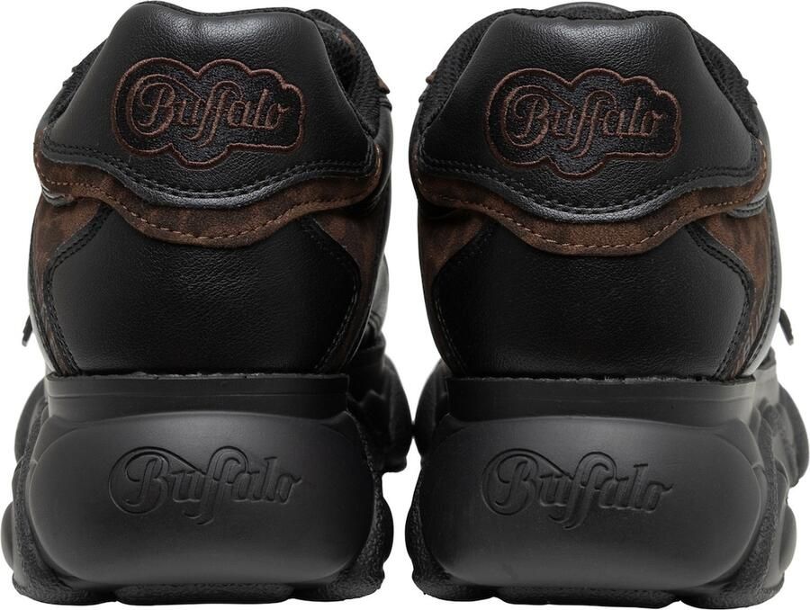 BUFFALO Sneakers laag 'Echo' mokka zwart - Foto 2
