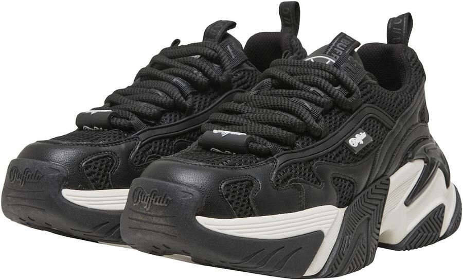 BUFFALO Sneakers laag 'Fion One' zwart wit - Foto 4