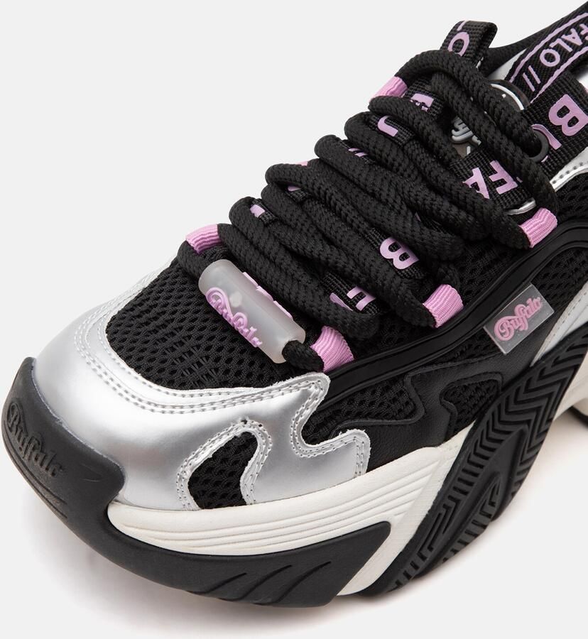 BUFFALO Sneakers laag 'FION ONE' zwart zilver - Foto 2