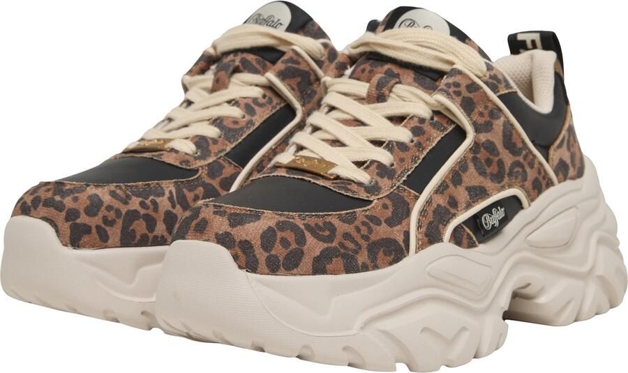 BUFFALO Sneakers laag 'Galactica' bruin brokaat zwart - Foto 3