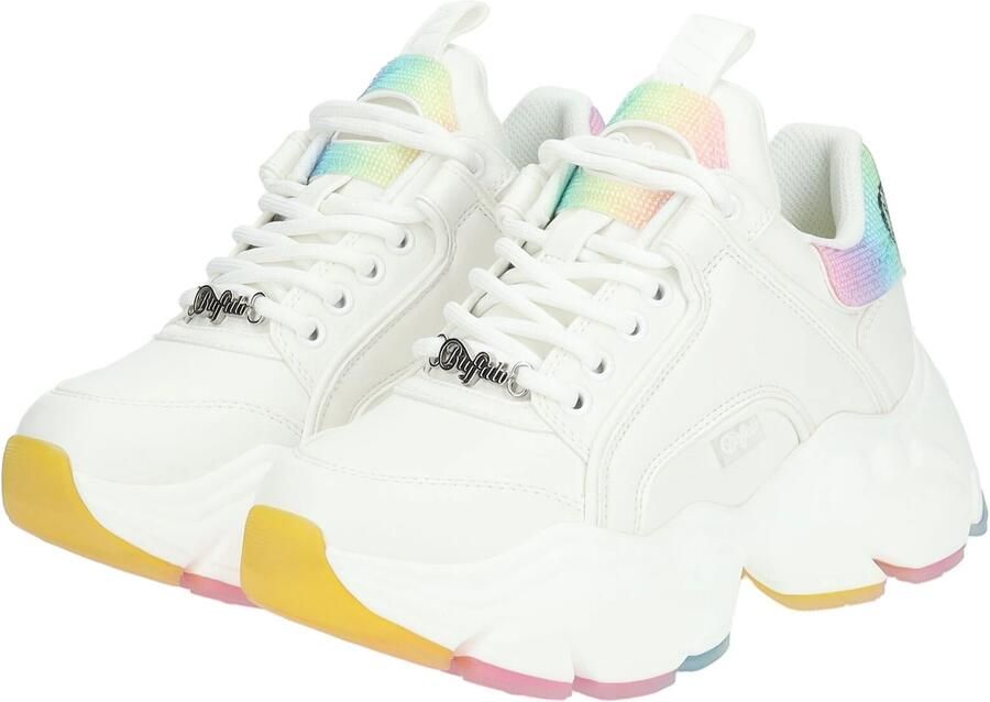 BUFFALO Sneakers laag gemengde kleuren wit - Foto 5