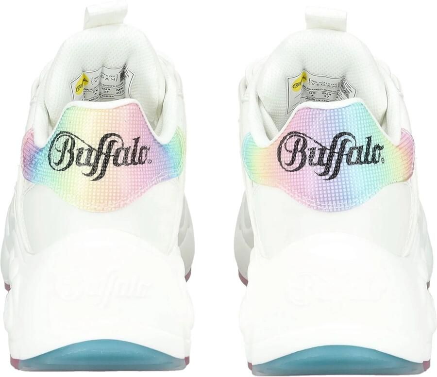 BUFFALO Sneakers laag gemengde kleuren wit - Foto 2