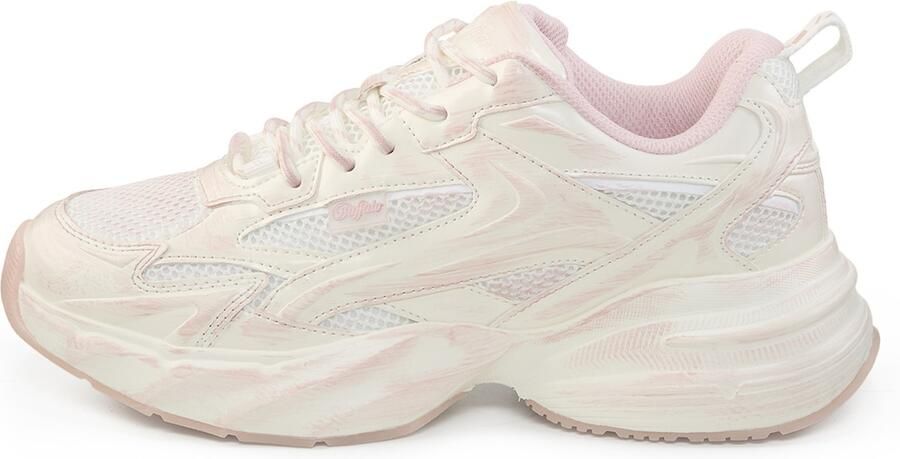 BUFFALO Sneakers laag 'Gianna One' rosé wit offwhite