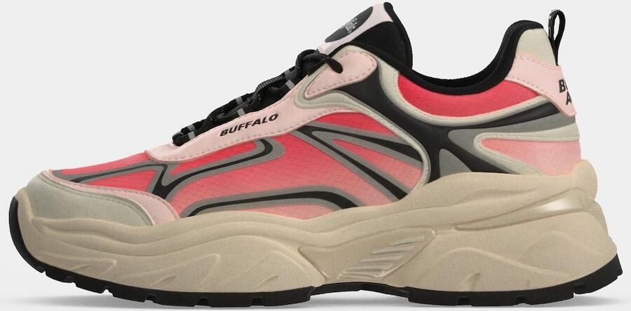 BUFFALO Sneakers laag 'Glaw' grijs rosa bloedrood zwart - Foto 4