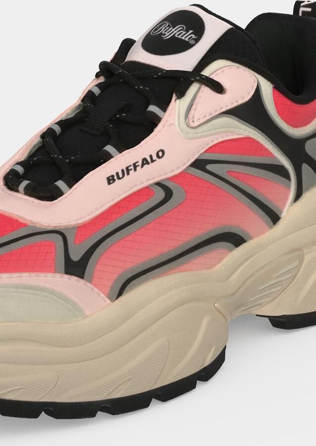 BUFFALO Sneakers laag 'Glaw' grijs rosa bloedrood zwart - Foto 5
