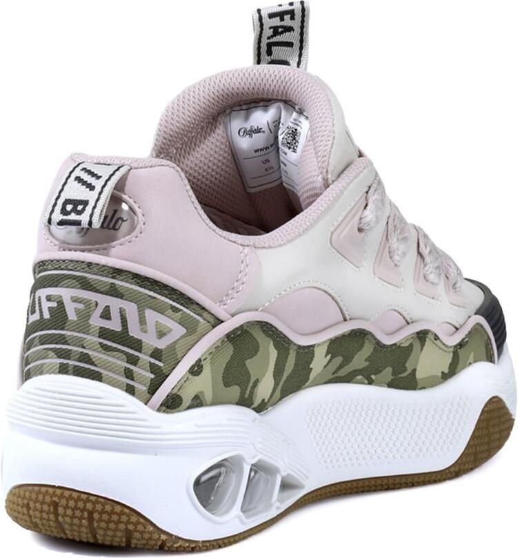 BUFFALO Sneakers laag 'Hero' grijs olijfgroen lichtlila zwart - Foto 2