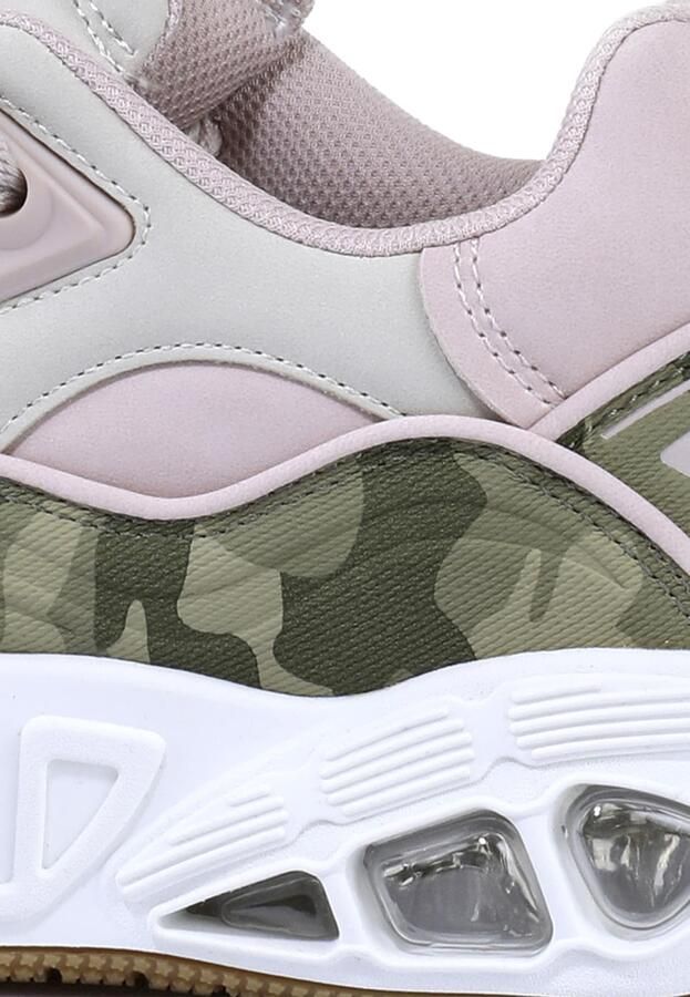 BUFFALO Sneakers laag 'Hero' grijs olijfgroen lichtlila zwart - Foto 3
