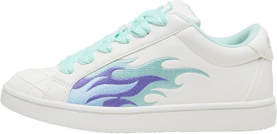 BUFFALO Sneakers laag 'Liberty Flame' lichtblauw wit