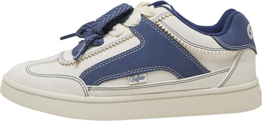 BUFFALO Sneakers laag 'Liberty One' blauw denim parelwit