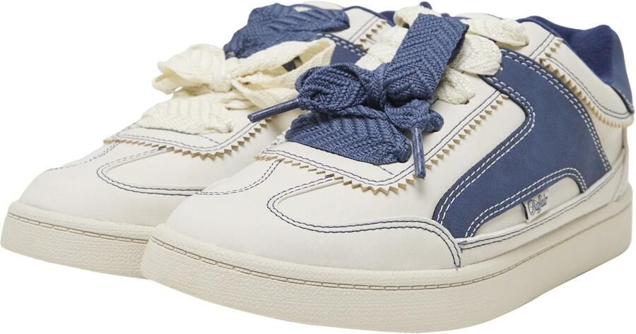BUFFALO Sneakers laag 'Liberty One' blauw denim parelwit - Foto 3