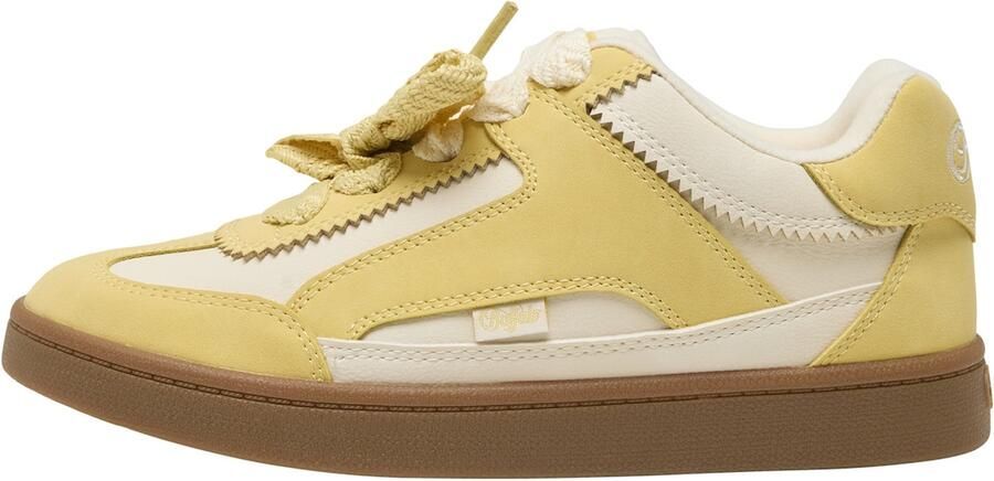 BUFFALO Sneakers laag 'Liberty One' crème lichtgeel