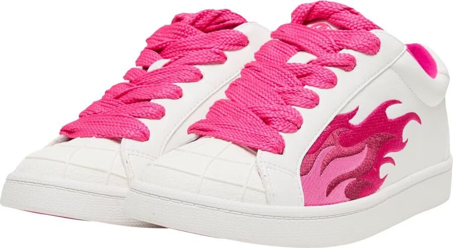 BUFFALO Sneakers laag 'Liberty' pink wit