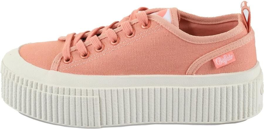 Buffalo Sneakers Madison vrije tijd sneaker lage schoen veterschoen met memory foam voetbed