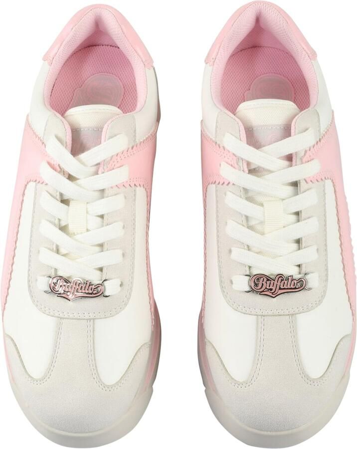 BUFFALO Sneakers laag 'Malibu' crème rosa wit - Foto 2