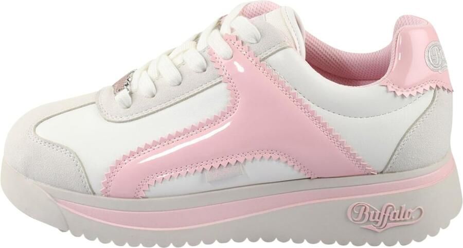 BUFFALO Sneakers laag 'Malibu' crème rosa wit - Foto 4