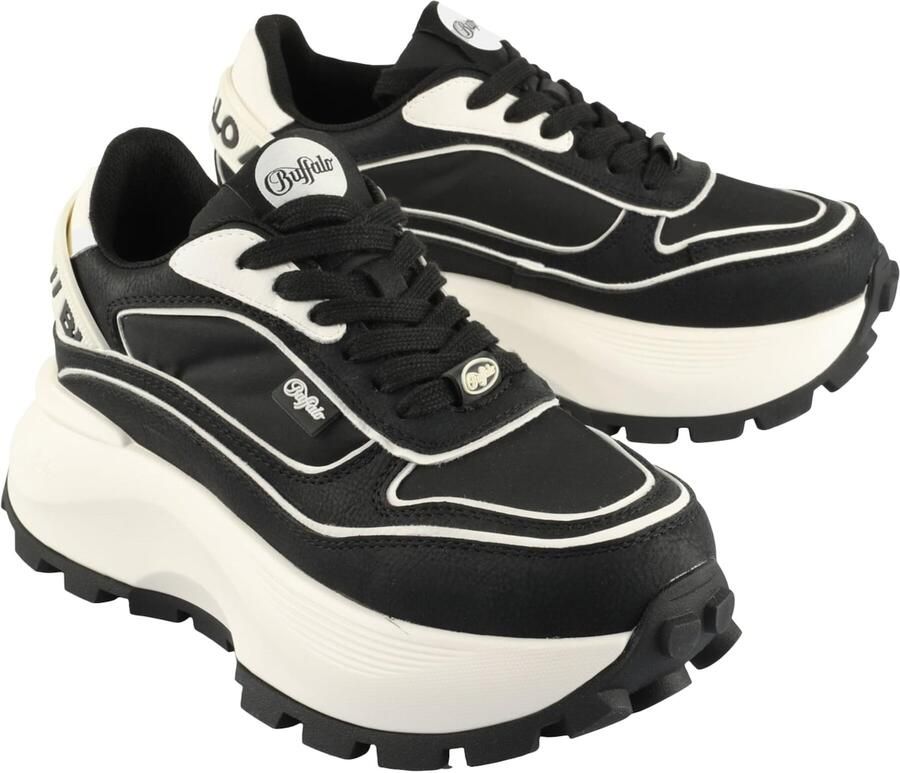 BUFFALO Sneakers laag 'Manhatten One' zwart wit - Foto 3