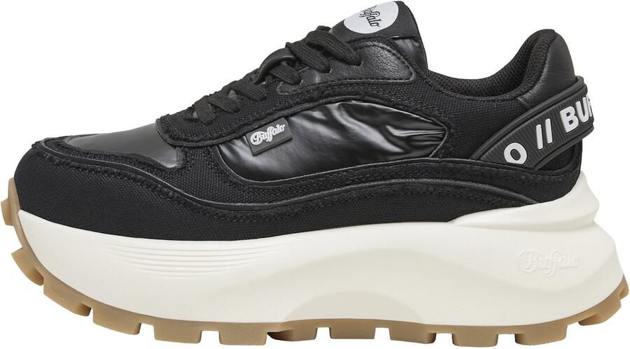 BUFFALO Sneakers laag 'Manhatten' zwart