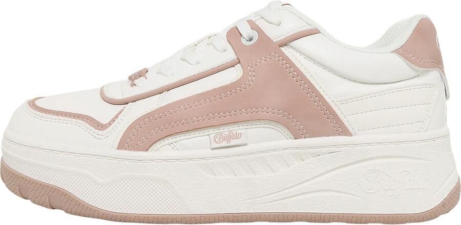 BUFFALO Sneakers laag 'MILANO' crème camel