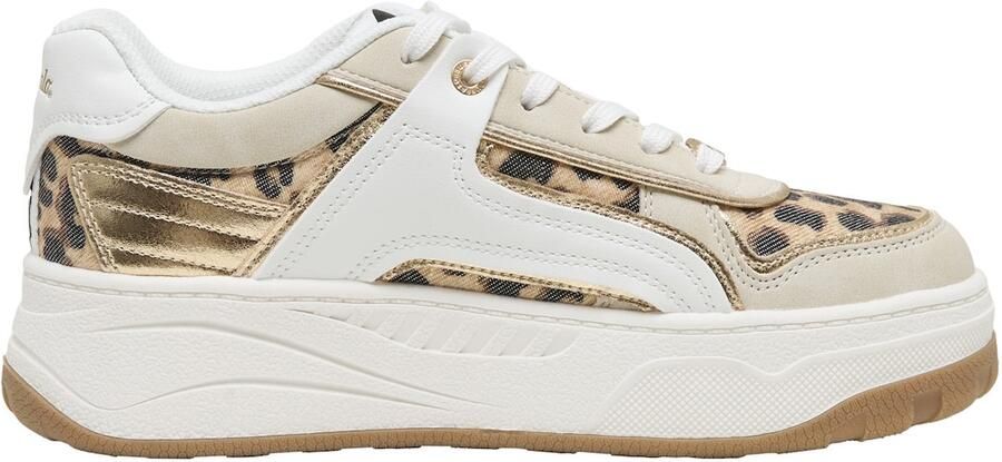 BUFFALO Sneakers laag 'Milano' crème goud zwart wit - Foto 4