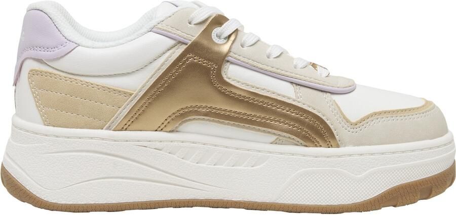 BUFFALO Sneakers laag 'Milano' crème koper sering wit - Foto 4