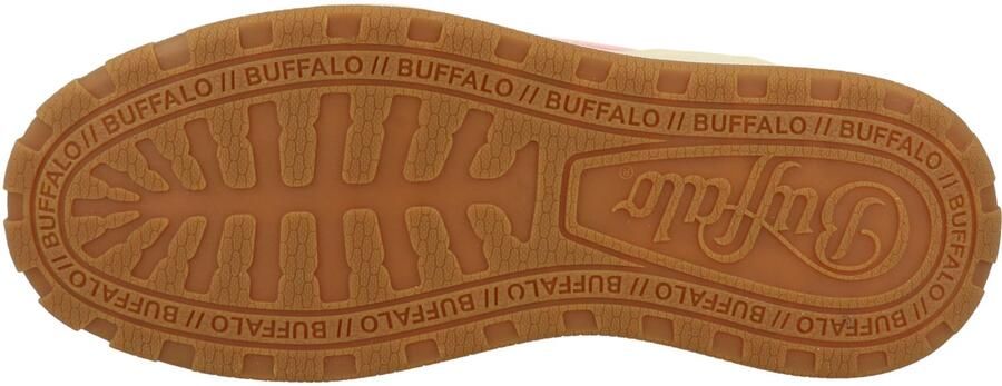 BUFFALO Sneakers laag 'Milano' neongroen oranje pink offwhite - Foto 6