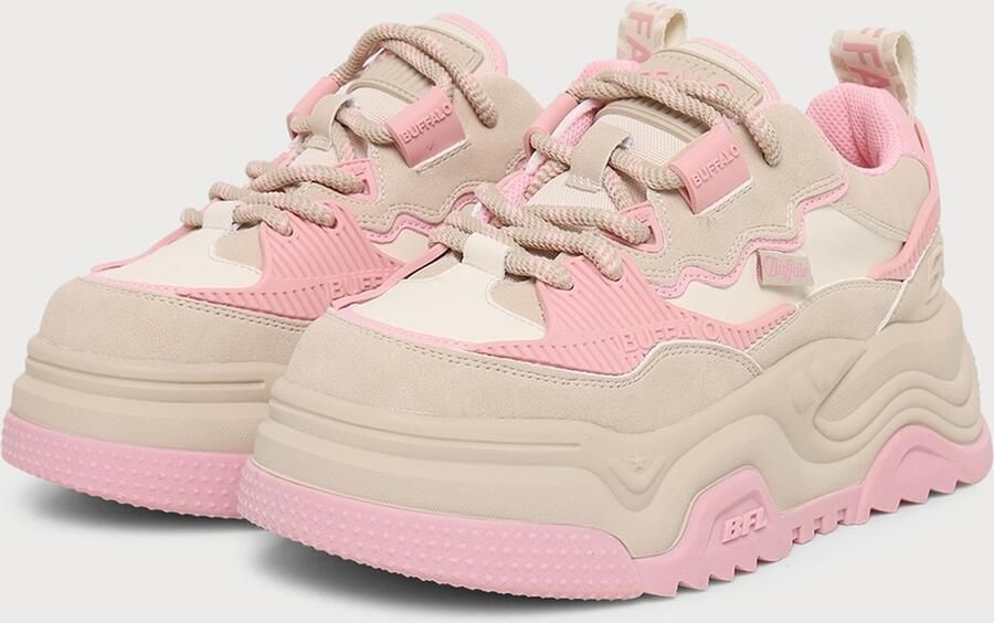 BUFFALO Sneakers laag 'ORBIT' crème lichtbeige rosa - Foto 4