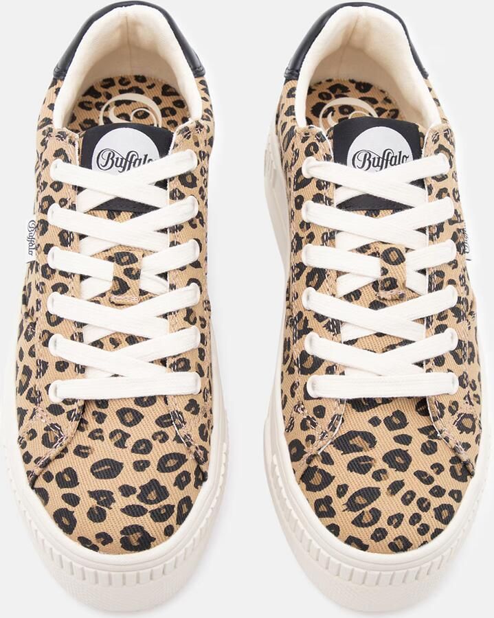 BUFFALO Sneakers laag 'PAIRED' brokaat cappuccino zwart - Foto 4