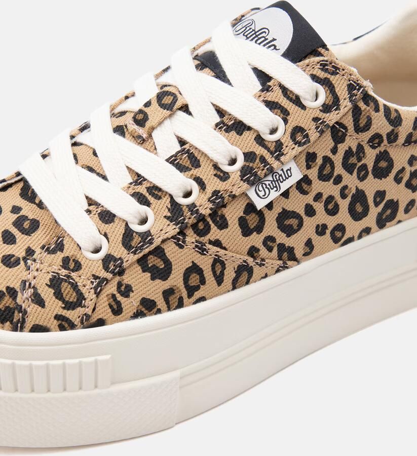 BUFFALO Sneakers laag 'PAIRED' brokaat cappuccino zwart - Foto 3