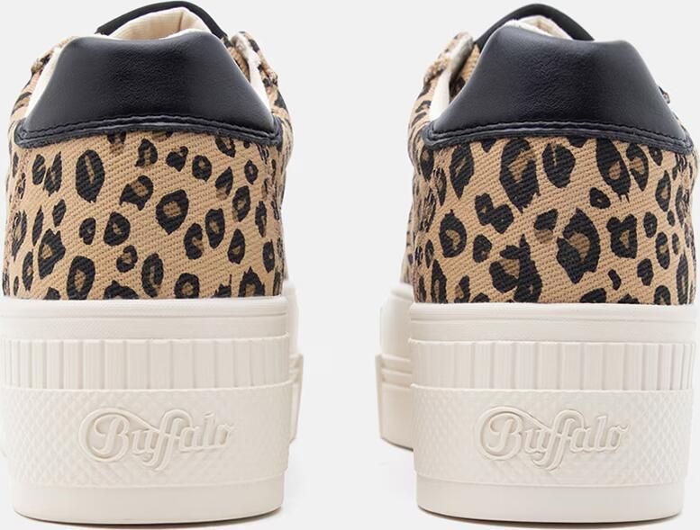 BUFFALO Sneakers laag 'PAIRED' brokaat cappuccino zwart - Foto 5